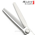 SUS440C W-Tooth Barber Scissors para diluição